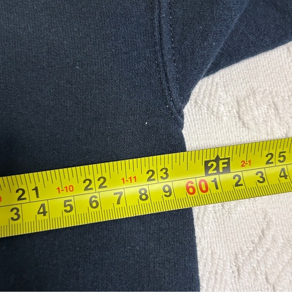 9/11 Memorial Commemorative Hoodie Women’s Size large Navy Blue *FLAW* - Picture 9 of 10